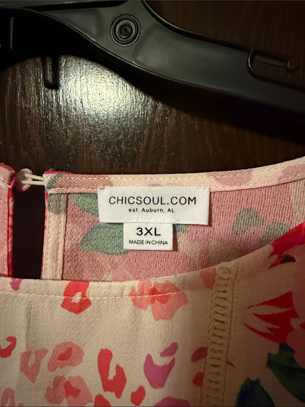 ChicSoul Floral Dress in Pink - 3XL - Picture 2 of 4